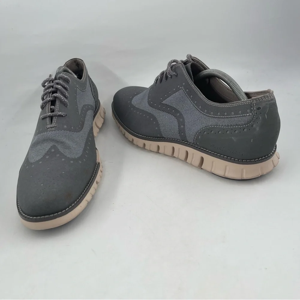 Cole Haan Men’s Zerogrand Embrostitch - SZ 12 M - Blue Wingtip Oxford Sneaker